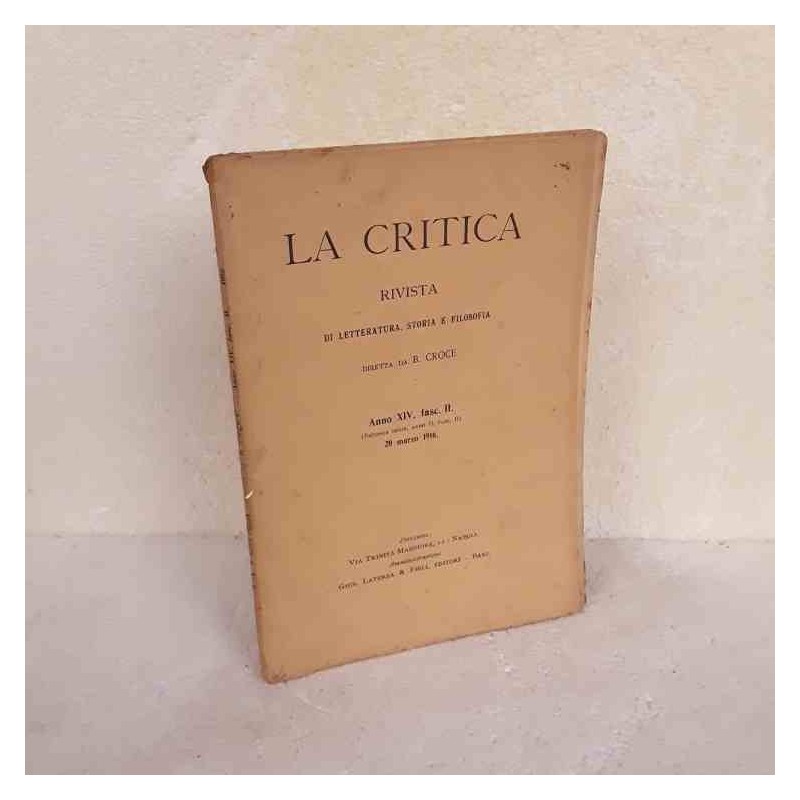 La Critica 1916