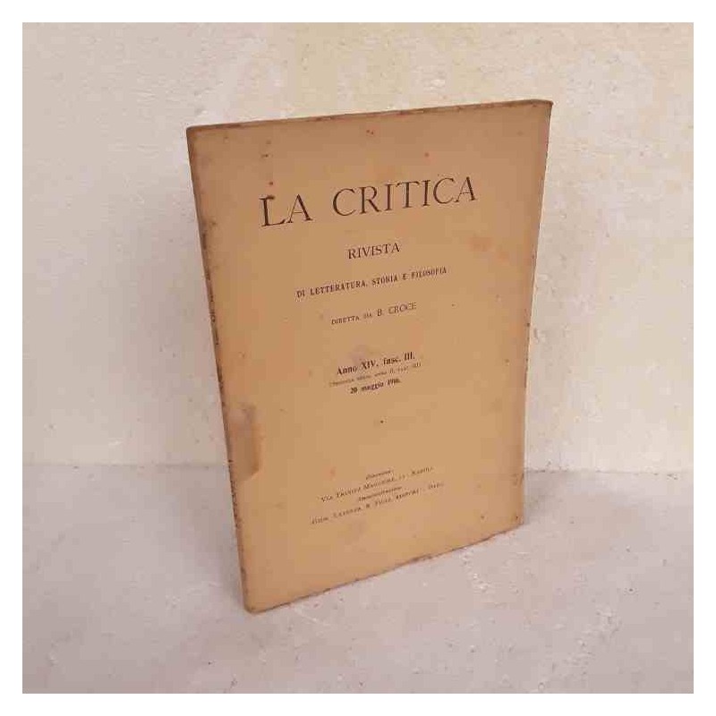 La Critica 1916
