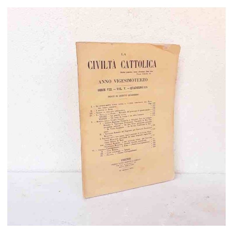 Civiltà Cattolica 1872