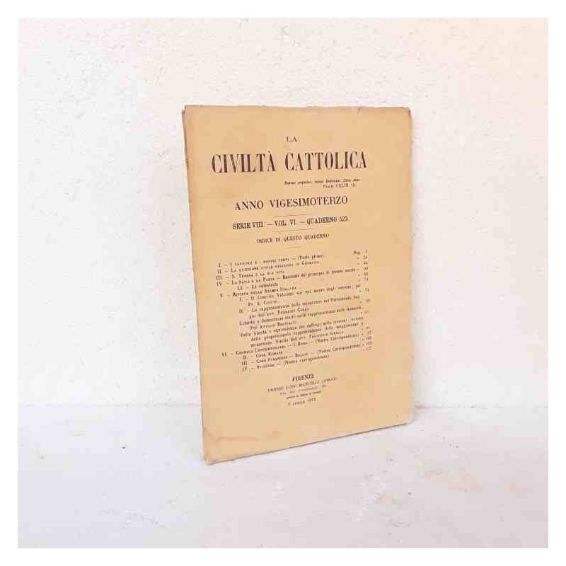 Civiltà Cattolica 1872