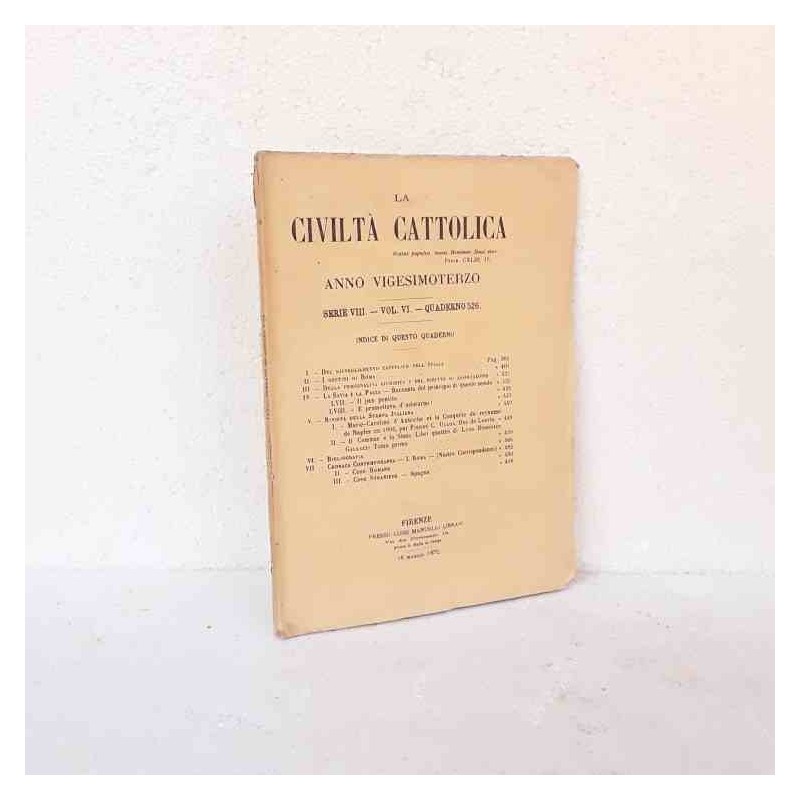 Civiltà Cattolica 1872