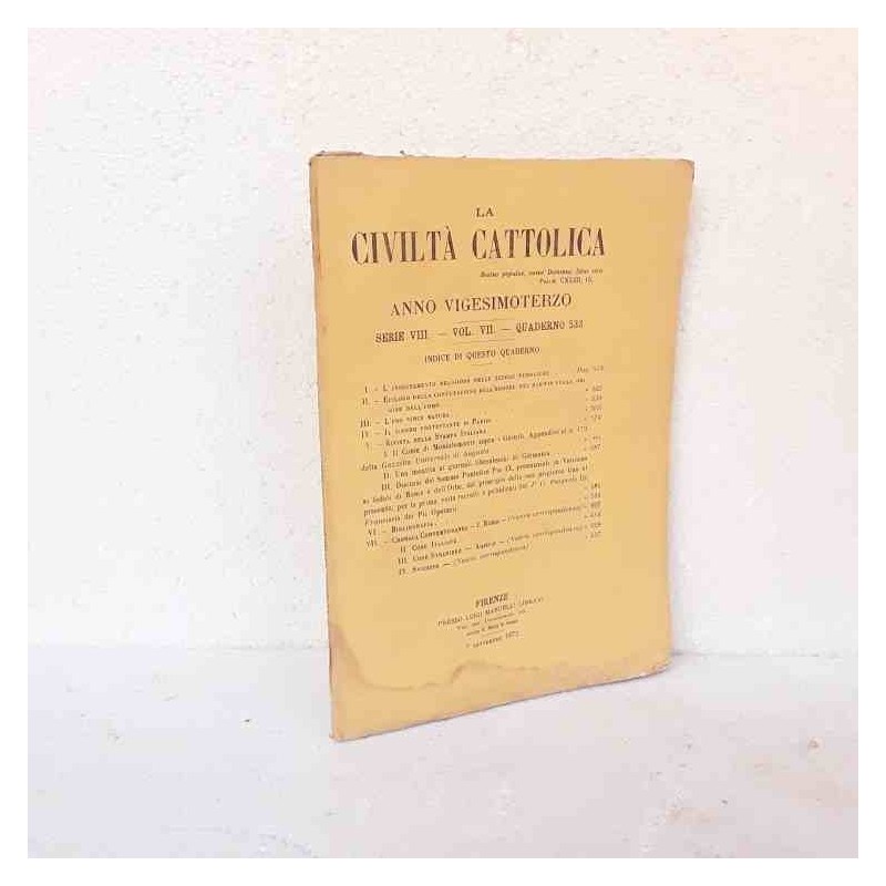Civiltà Cattolica 1872