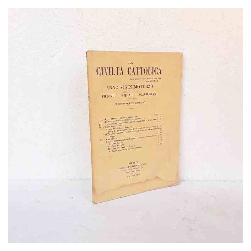 Civiltà Cattolica 1872