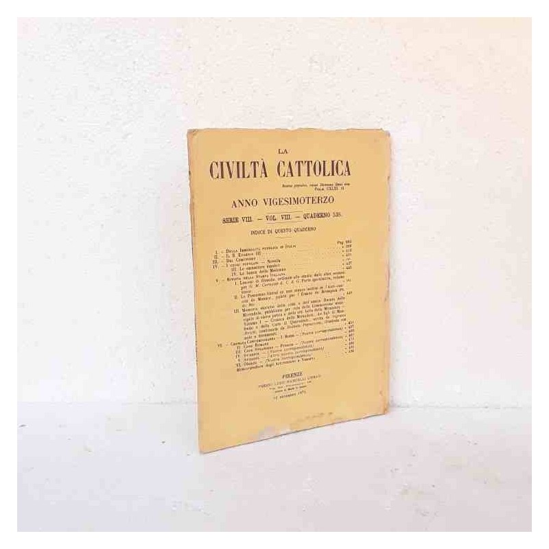 Civiltà Cattolica 1872