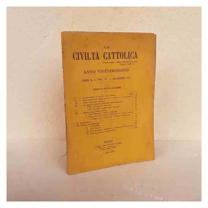 Civiltà Cattolica 1878