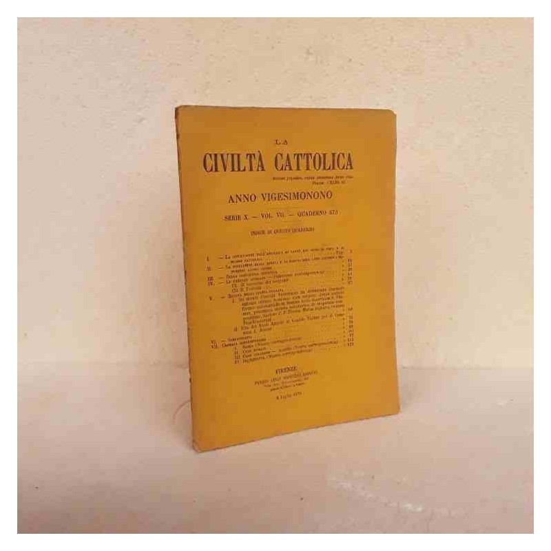 Civiltà Cattolica 1878