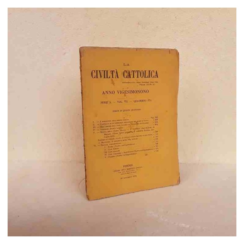 Civiltà Cattolica 1878