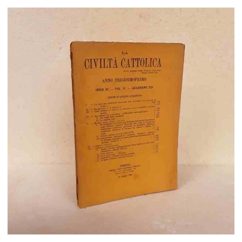 Civiltà Cattolica 1880