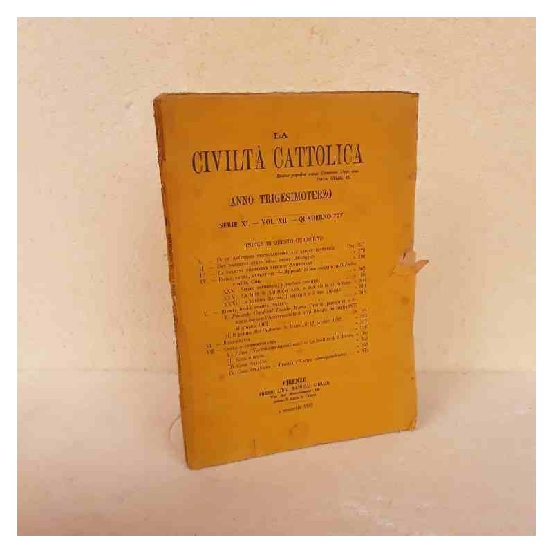 Civiltà Cattolica 1882