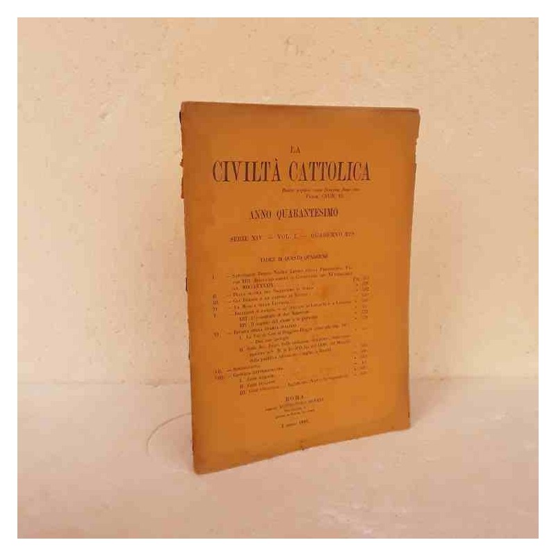 Civiltà Cattolica 1889