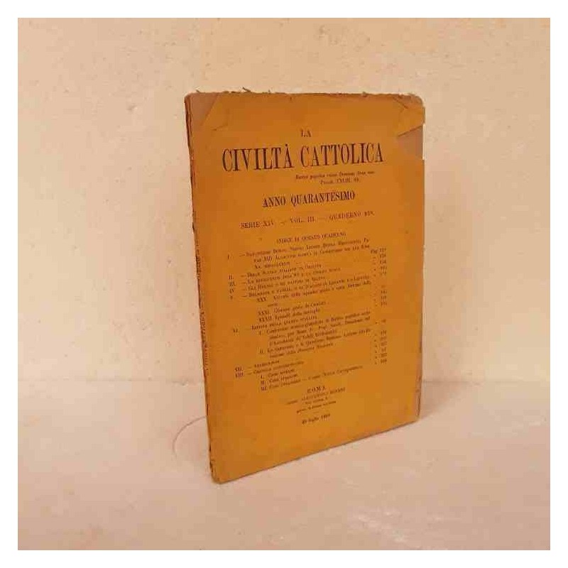 Civiltà Cattolica 1889