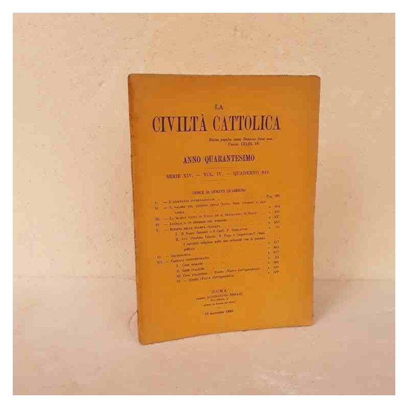 Civiltà Cattolica 1889