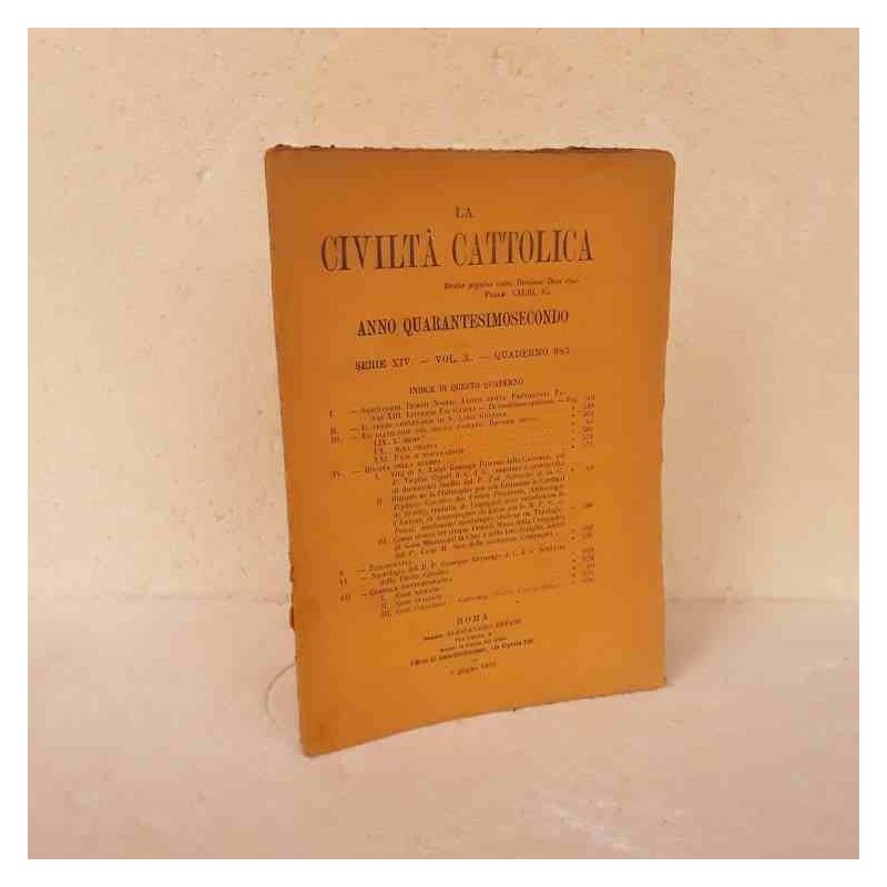 Civiltà Cattolica 1891