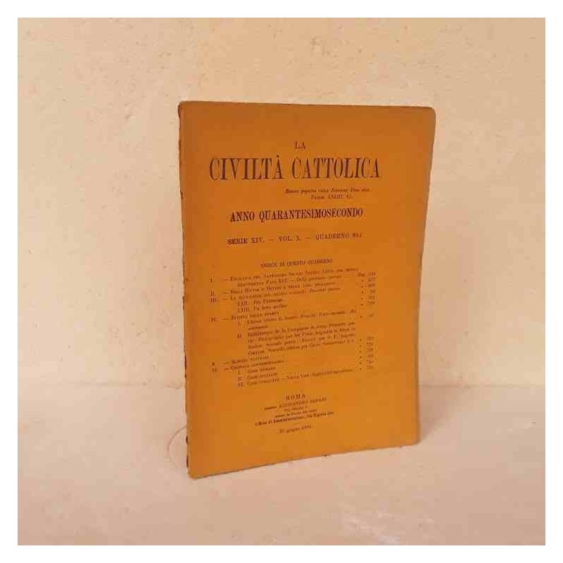 Civiltà Cattolica 1891