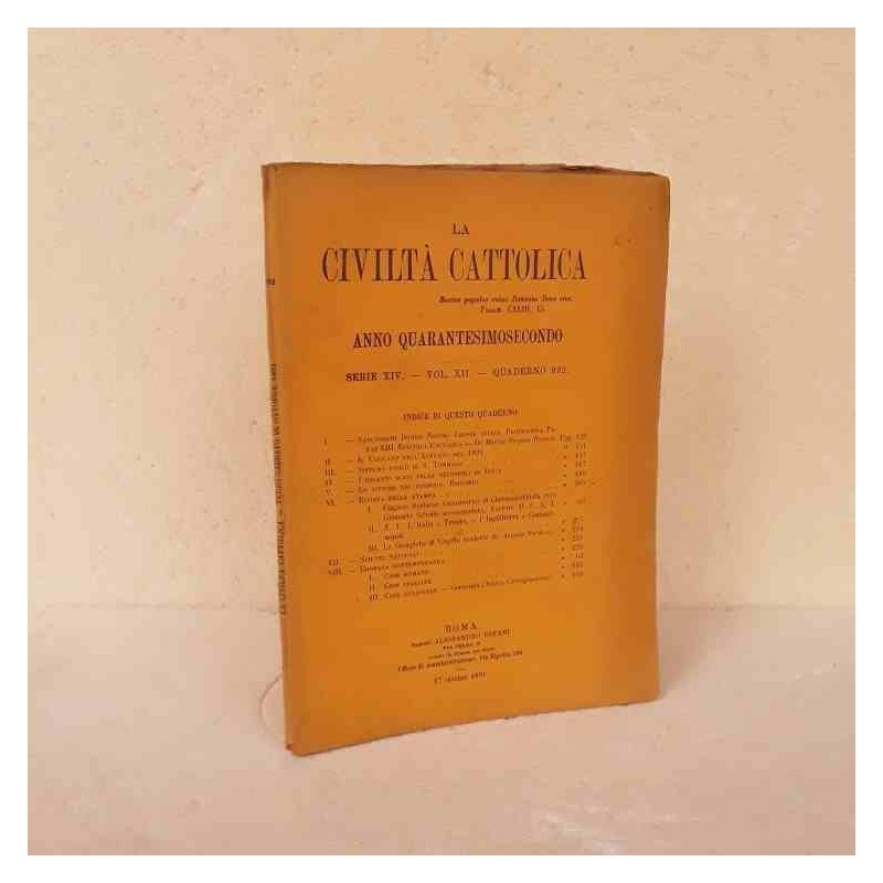 Civiltà Cattolica 1891