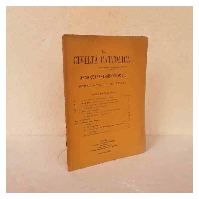 Civiltà Cattolica 1891
