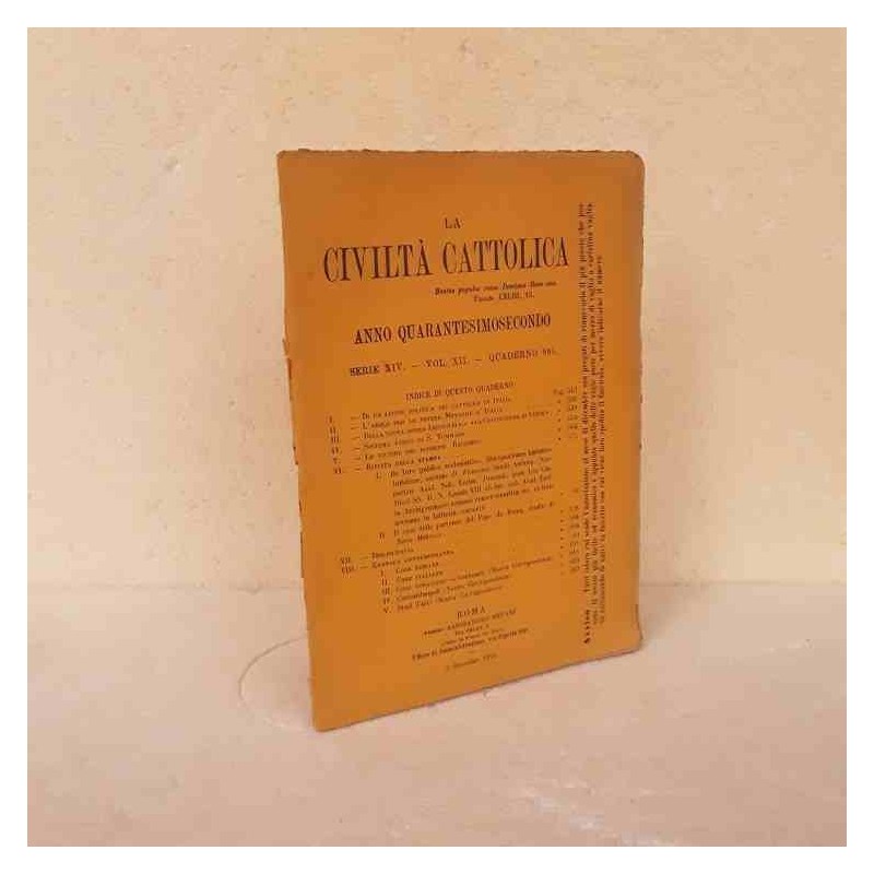 Civiltà Cattolica 1891
