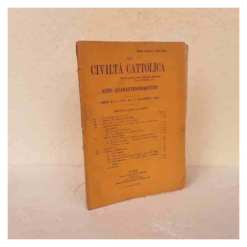 Civiltà Cattolica 1894