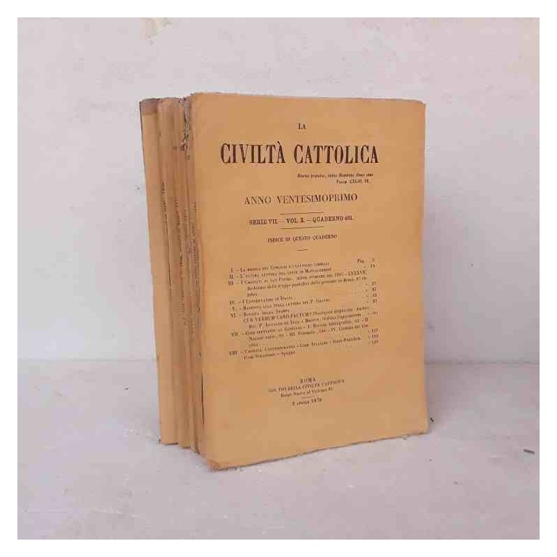Civiltà Cattolica 1870