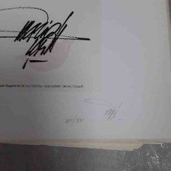 Litografia Volto Donna