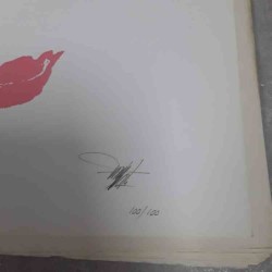 Litografia Volto Donna