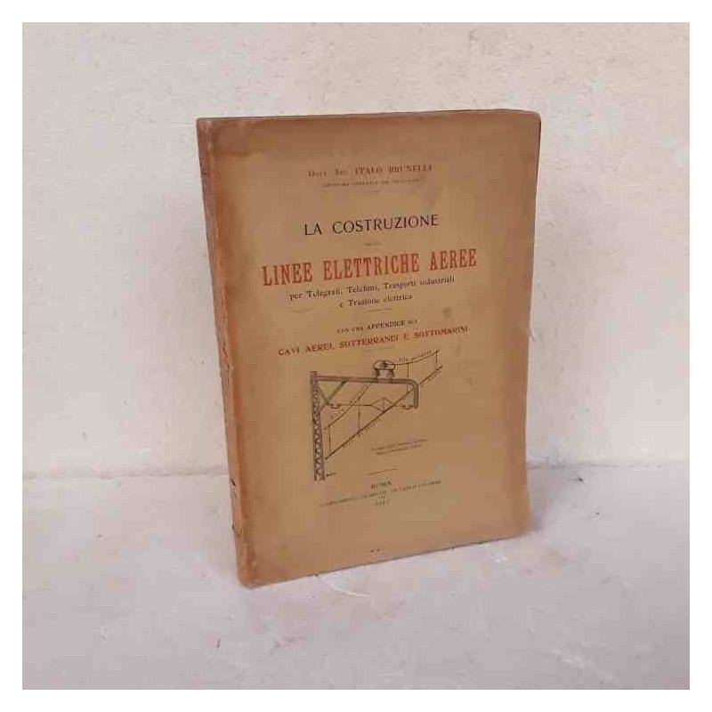 La costruzione delle linee elettriche aeree Brunelli