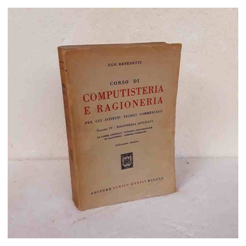 Corso di computeria e ragioneria Benedetti