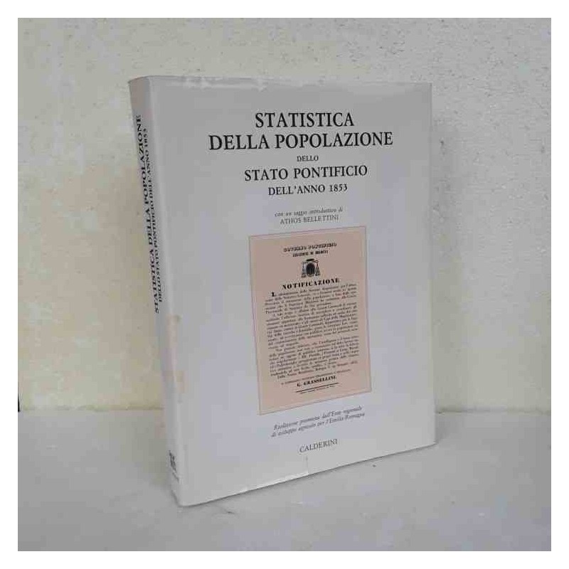 Statistica della popolazione dello Stato Pontificio 1853