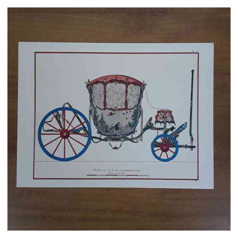 Berline Ou vis a vis a panneaux arrases