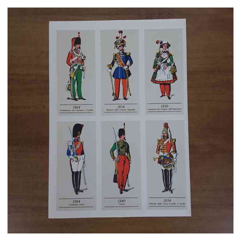 Stampe uniformi militari