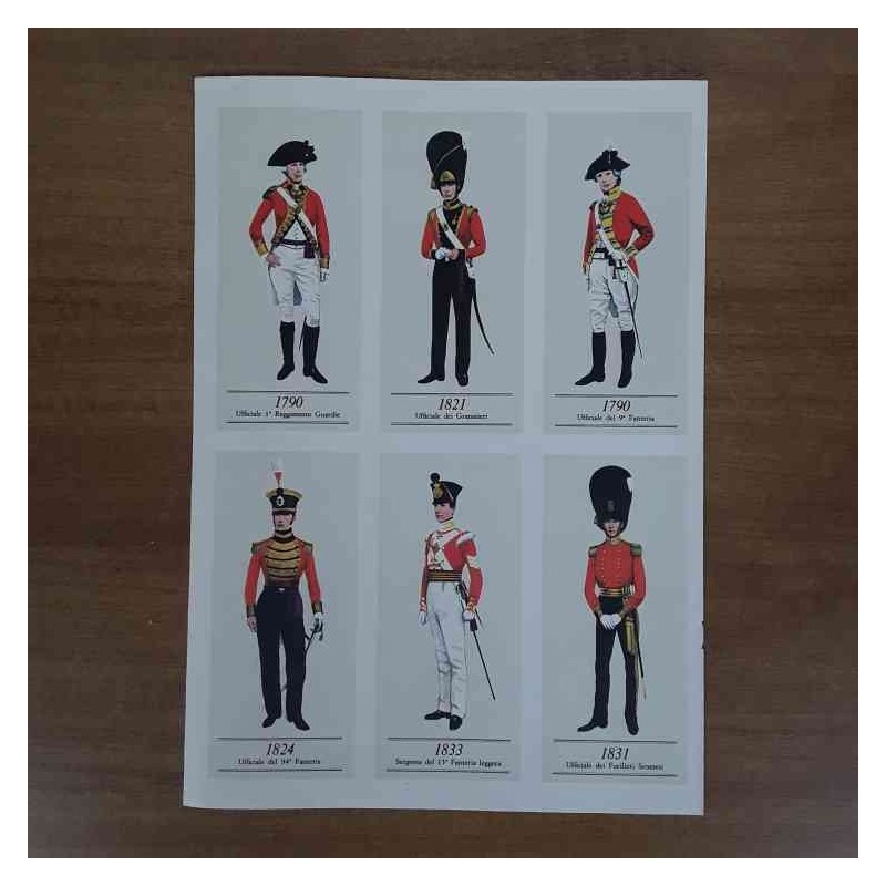 Stampe uniformi militari