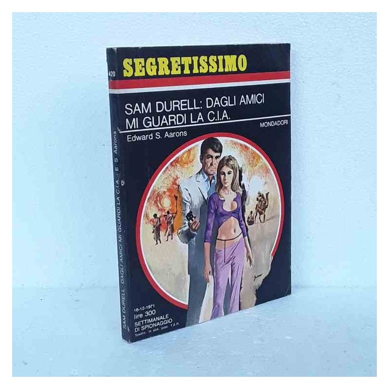 Sam Durell: dagli amici mi guardi la C.I.A. Segretissimo 420