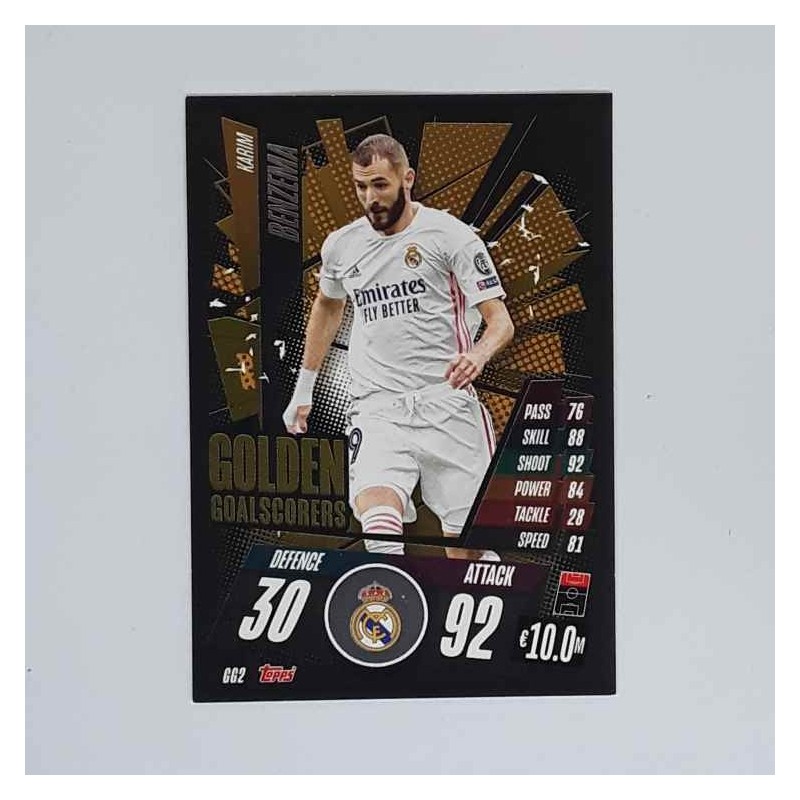 Match Attax Golden Goalscorers Karim Benzema