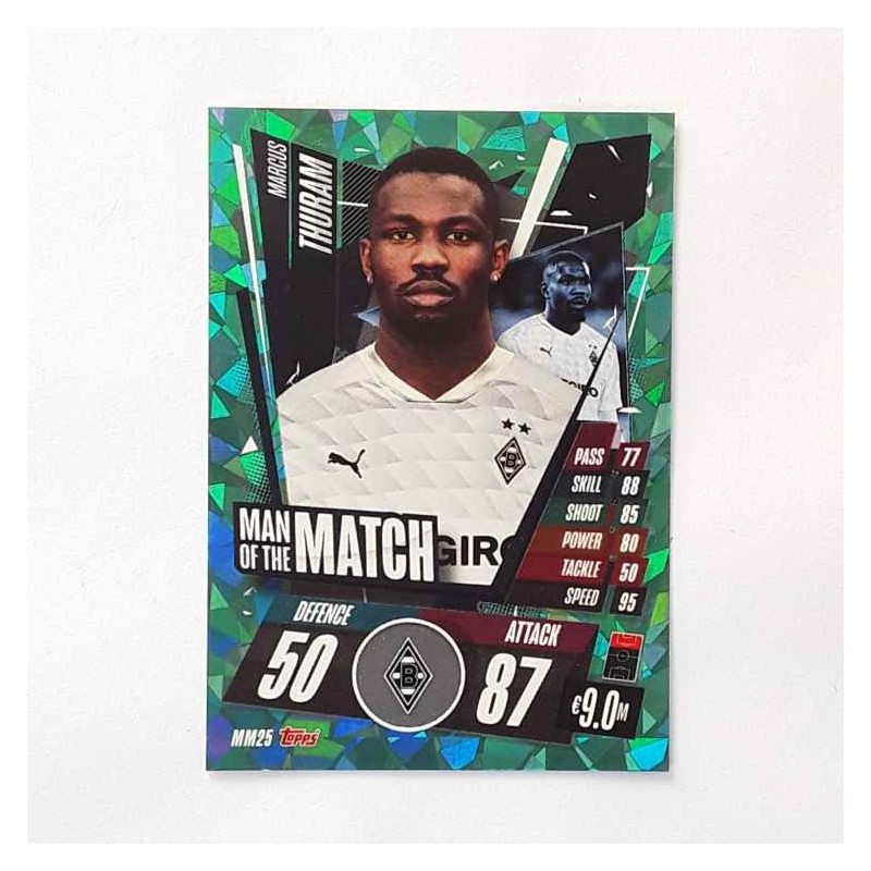 Match Attax Man Of the Match Marcus Thuram