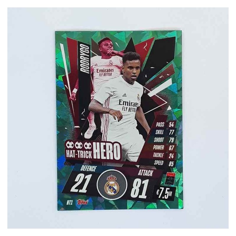 Match Attax Hat trick Hero Rodrygo