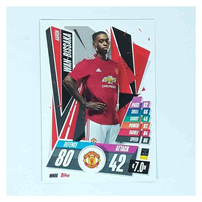 Match Attax Champions League Topps 2020 Aaron Wan-Bissaka Manchester United MNU6