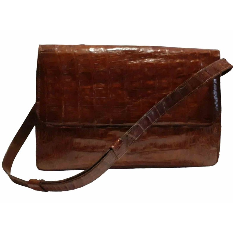 Borsetta in Pelle morbida anni 70 Vintage - 28x 23 cm