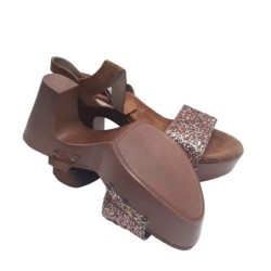 Sandali donna strass made italy