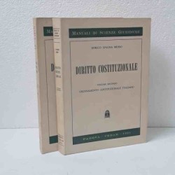Diritto costituzionale 2 volumi di Musso Spagna Enrico