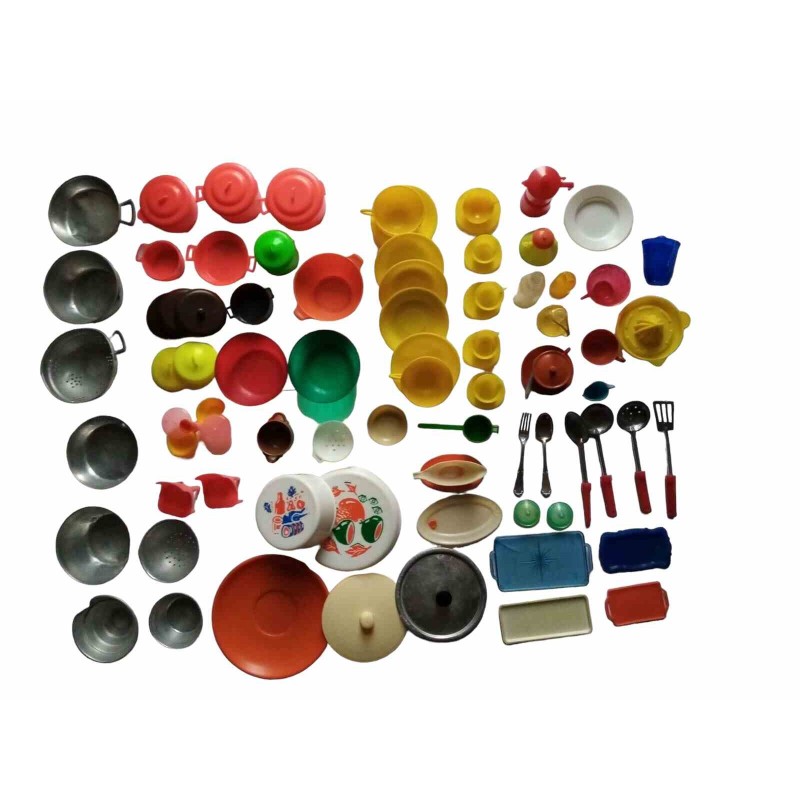 Pentolini alluminio e plastica vintage