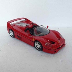Burago Ferrari rossa cabrio F50