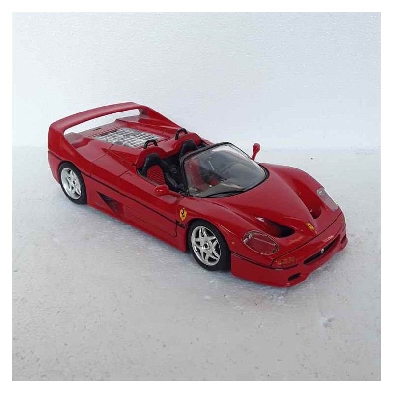 Burago Ferrari rossa cabrio F50