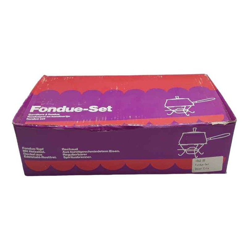 Set fonduta 6 persone acciao inox