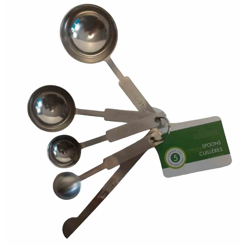 Set cucchiaini acciaio inox