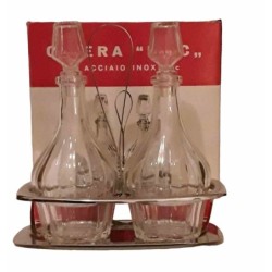 Oliera vetro acciaio inox