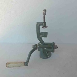 Tritacarne manovella ceramica vintage