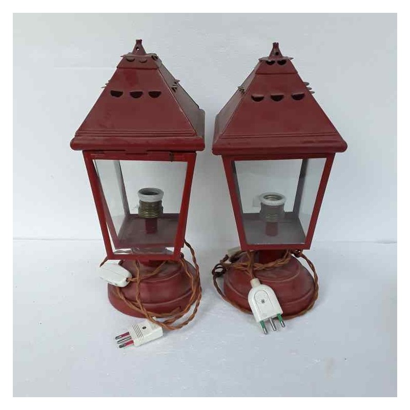 Coppia Lampioncini ferro