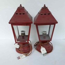 Coppia Lampioncini ferro