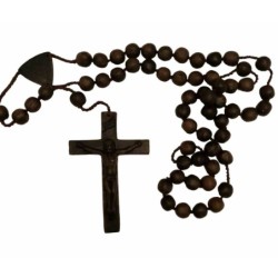 Crocefisso collana legno