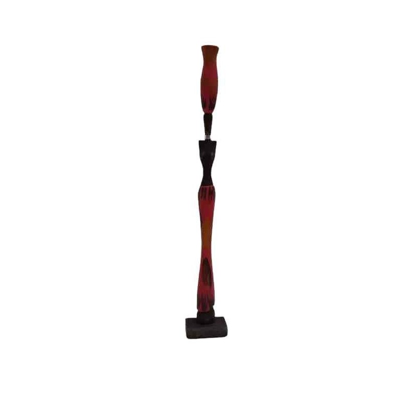 Statuina legno donna sudamericana